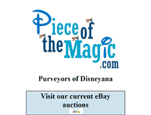 Tablet Screenshot of pieceofthemagic.com